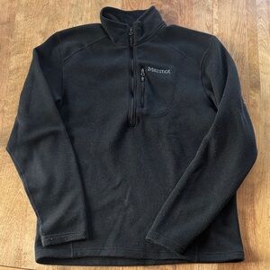 Marmot Black Quarter-Zip Fleece